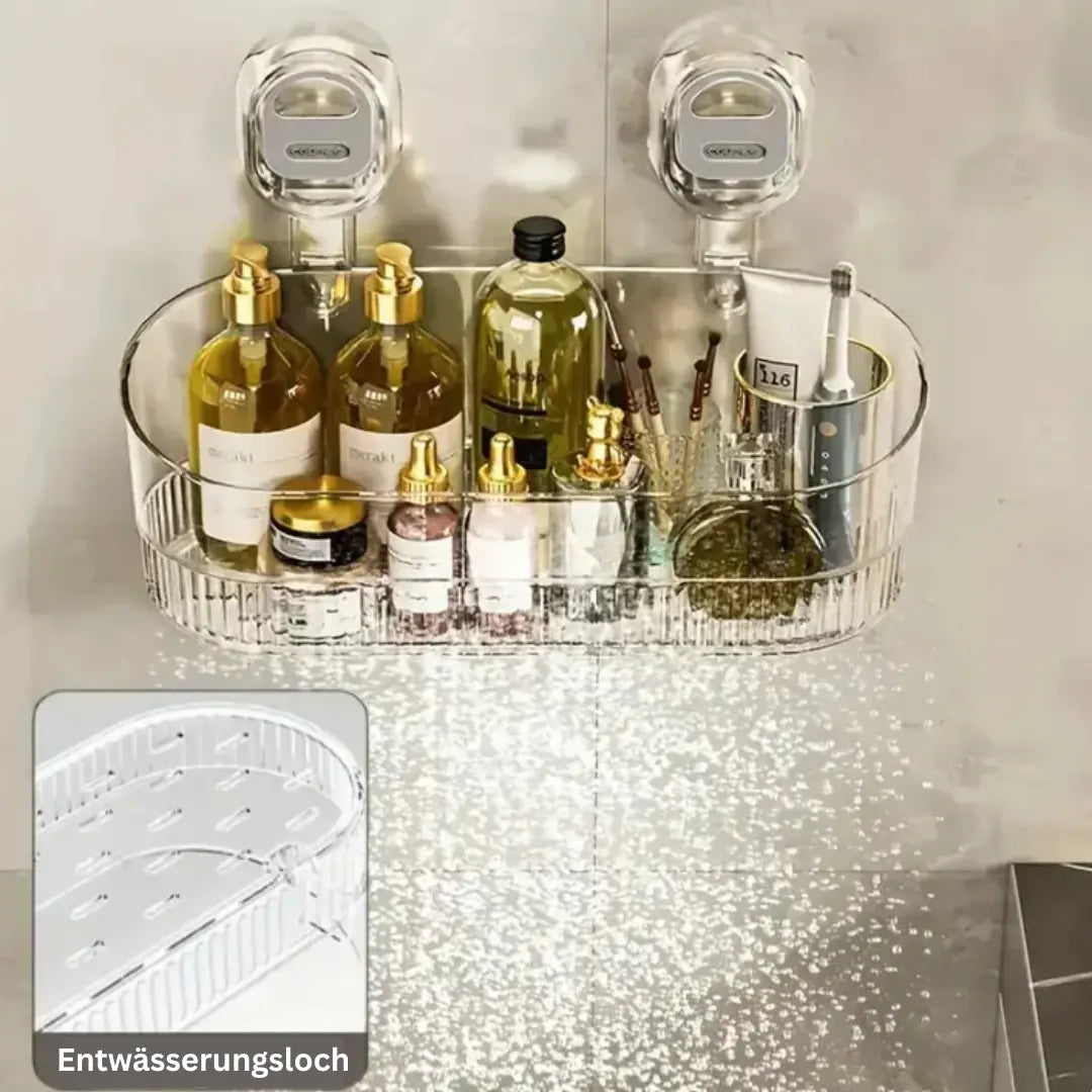 Duschorganizer | Schnelle Montage | Effiziente Wasserableitung | Kunststoff