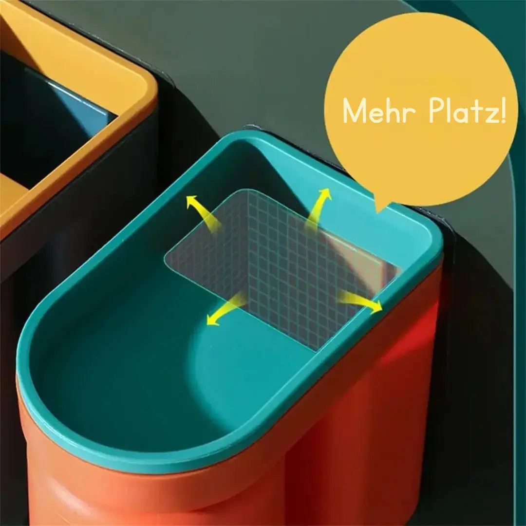 Zahnbürstenhalter | Selbstklebend | Platzsparendes Design | Kunststoff