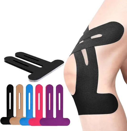 Kniebandage Tape – Vorgefertigtes Kinesiologie-Tape für aktive Gelenke