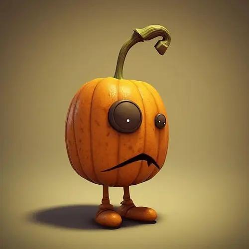 Kürbis Garten-Deko Figur — Herbstliches Highlight für Haus & Garten