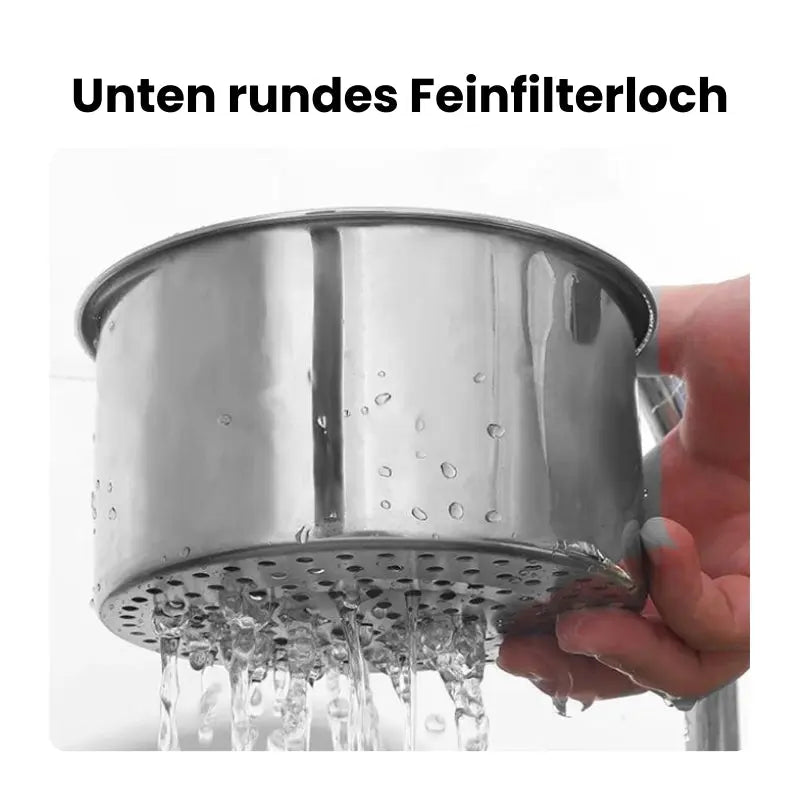 Spülsieb | Platzsparend | Verhindert Verstopfungen | Edelstahl