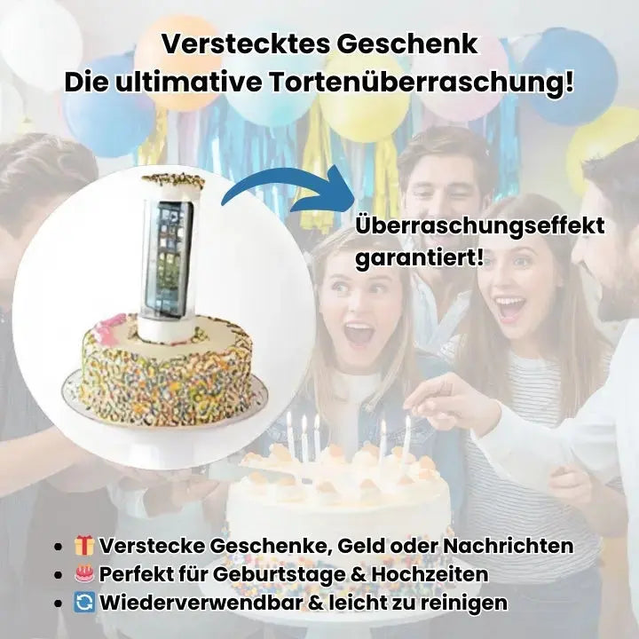 Torteneinsatz | Verstecktes Fach | Magische Überraschung | Lebensmittelecht