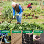 Ergonomische Gartenhacke mit langem Stiel