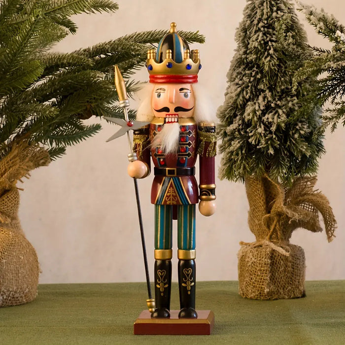 Holz-Nussknacker Soldatenfigur mit Handbemalung