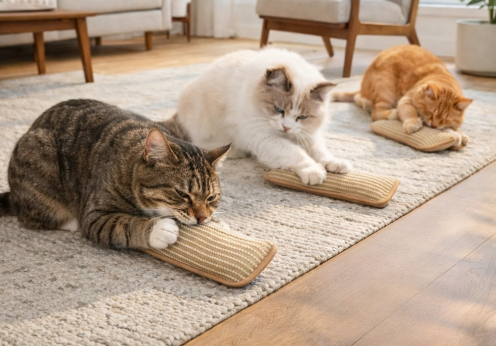 Sisal-Katzenspielzeug mit Katzenminze – Krallenpflege und Zahnreinigung