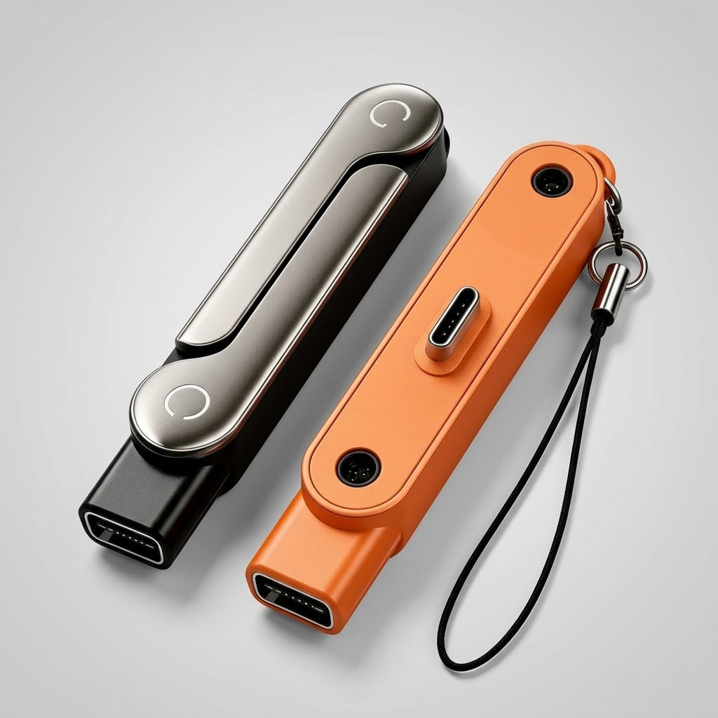 USB-C-Ladeadapter mit 360°-Klappständer