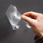 Transparente Klebehakenohne Bohren