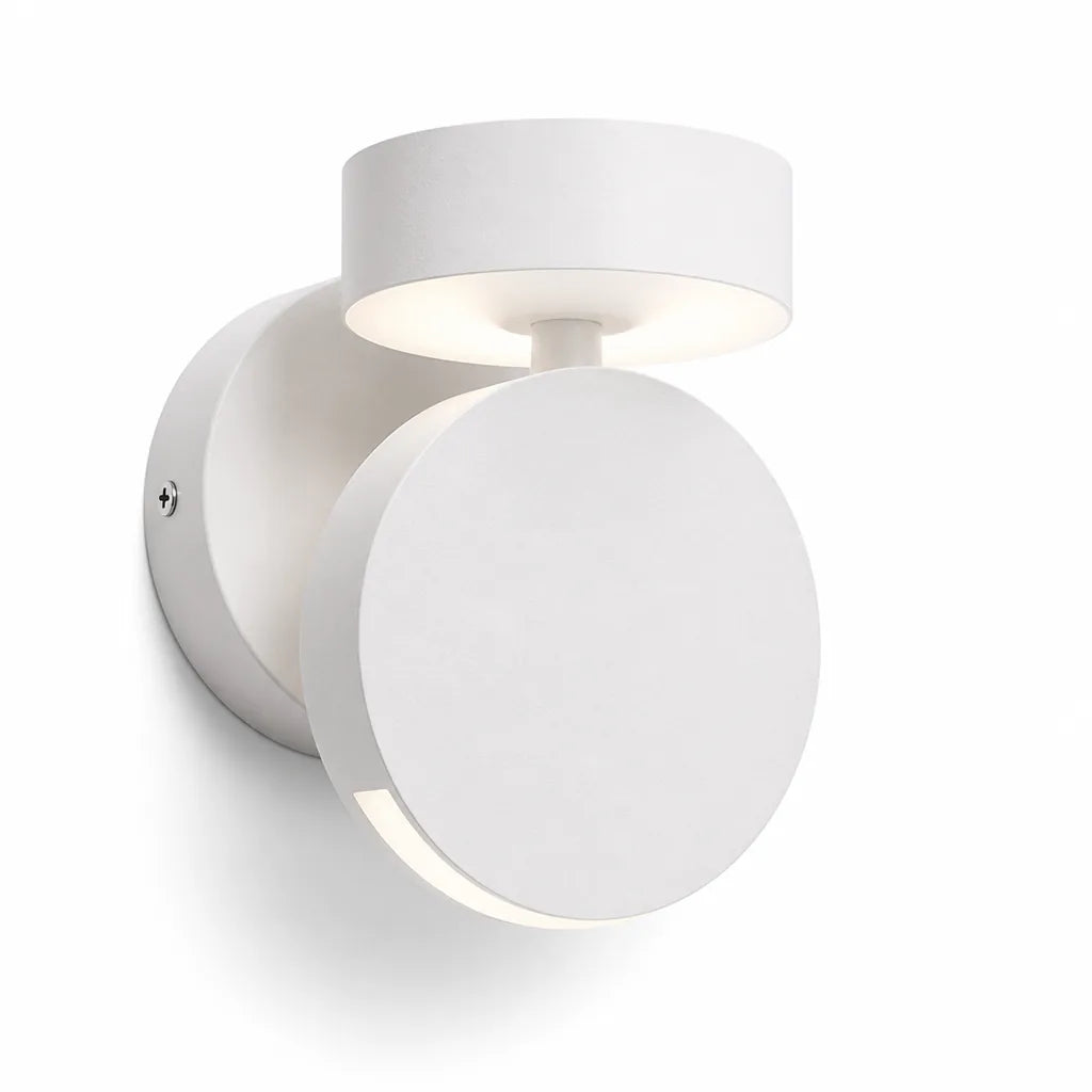 LED-Wandleuchte mit 360° drehbarem Licht und beidseitigem quadratischem Lichteffekt, wasserabweisend