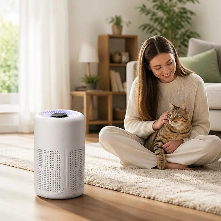 Luftreiniger kompakt mit Mehrfachfilter für Räume bis 30 m²
