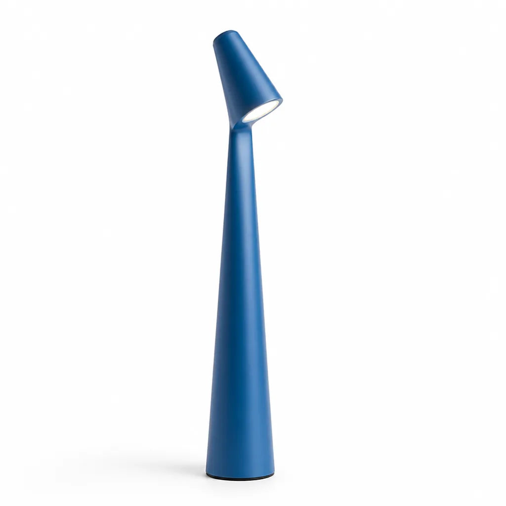 Akku-Tischlampe aus Aluminium, kabellos mit 3-stufigem Touch-Dimmer und USB-Aufladung