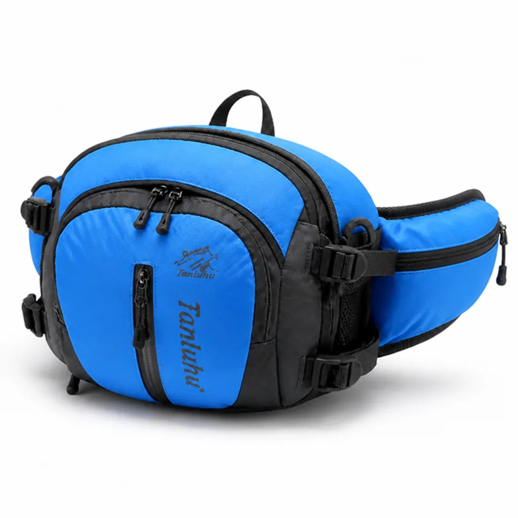 Bauchtasche mit Flaschenhalter, ultraleicht und wasserdicht, rutschfester Sitz