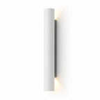 LED-Wandleuchte, zylindrisch mit diffusem Licht, Metall und Acryl