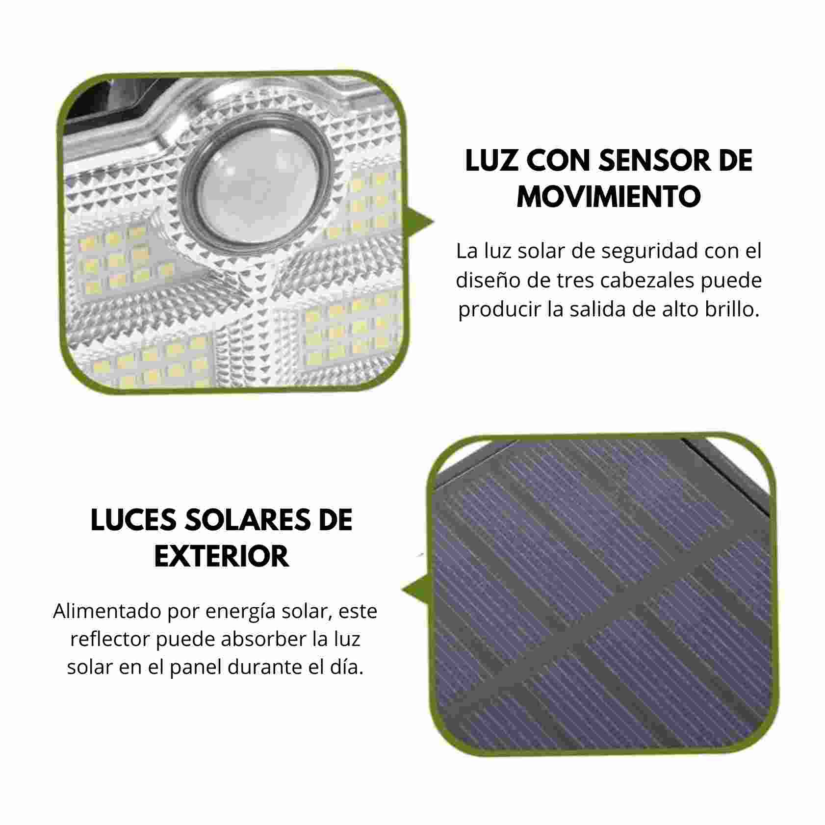 Solar-Aussenstrahler mit Bewegungsmelder – 200W LED Flutlicht