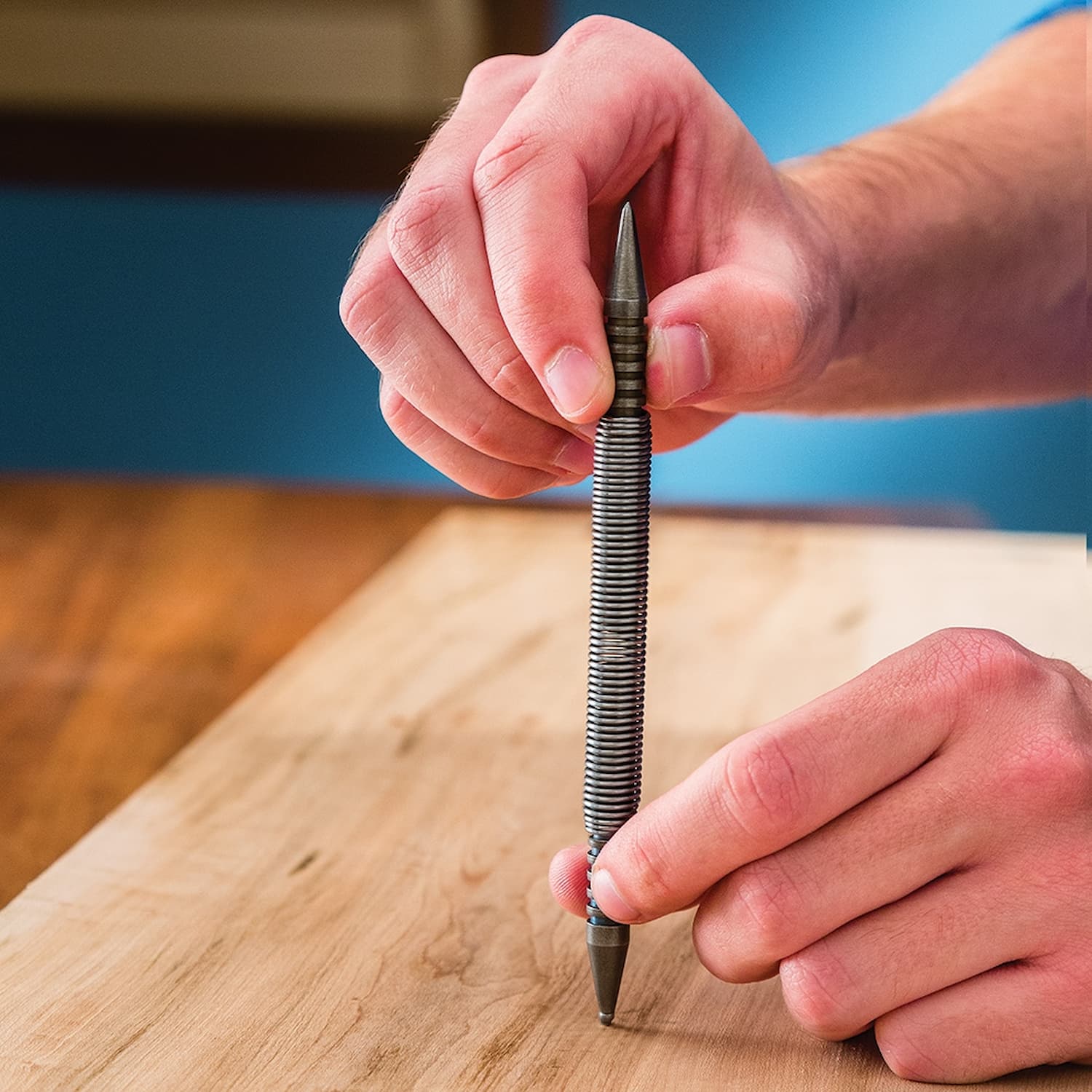 Nagelsetzer mit Federdruckmechanismus – Hammerfrei