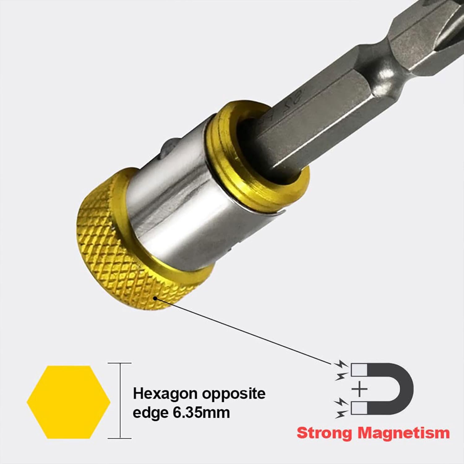 Magnetische Schraubenhilfe mit Tiefenkontrolle