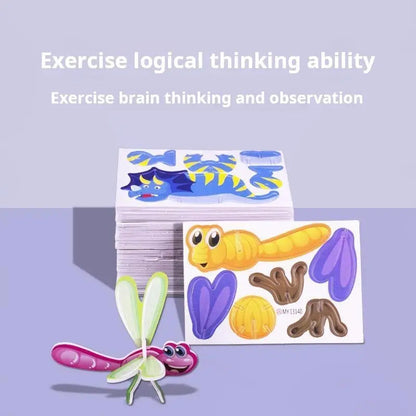 100-teiliges Tierfiguren-Set – Lernspielzeug zur Förderung der Kreativität von Kindern