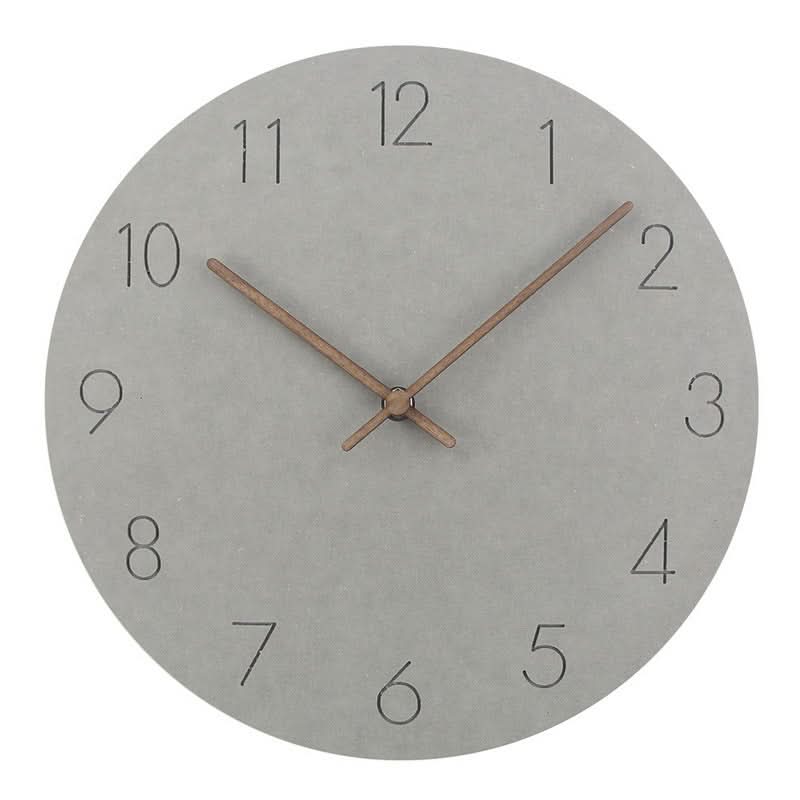 Wanduhr skandinavischen Stil – Lautlos mit Walnusszeiger