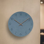Wanduhr skandinavischen Stil – Lautlos mit Walnusszeiger