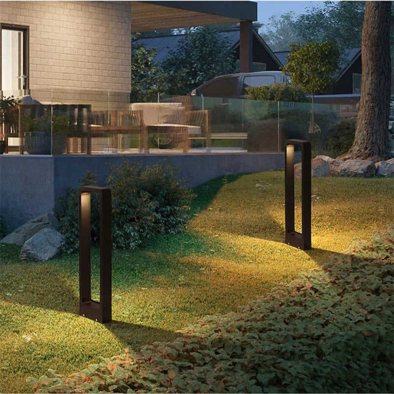 LED-Bodenleuchte für Garten mit Aluminium-Gehäuse