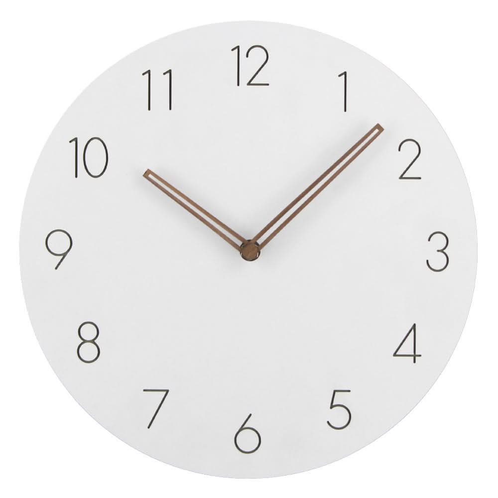 Wanduhr skandinavischen Stil – Lautlos mit Walnusszeiger