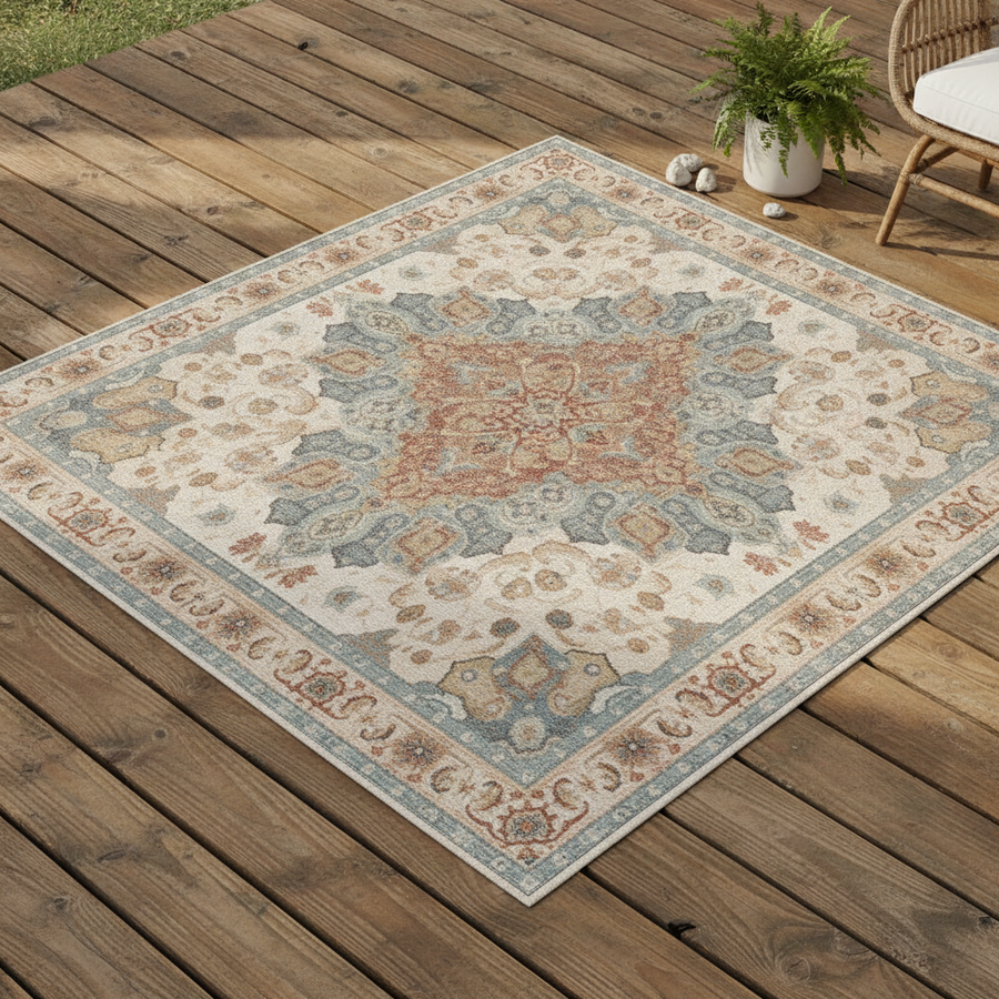 Outdoor-Teppich mit Orientalischem Muster – Rutschfest — product_feature_cards.image_1