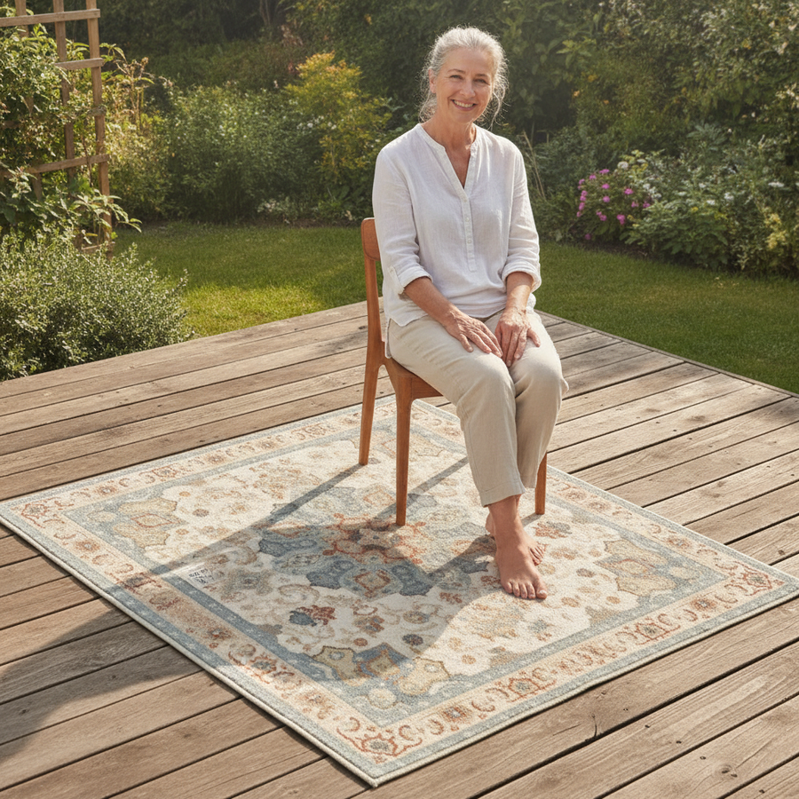 Outdoor-Teppich mit Orientalischem Muster – Rutschfest — product_feature_cards.image_2
