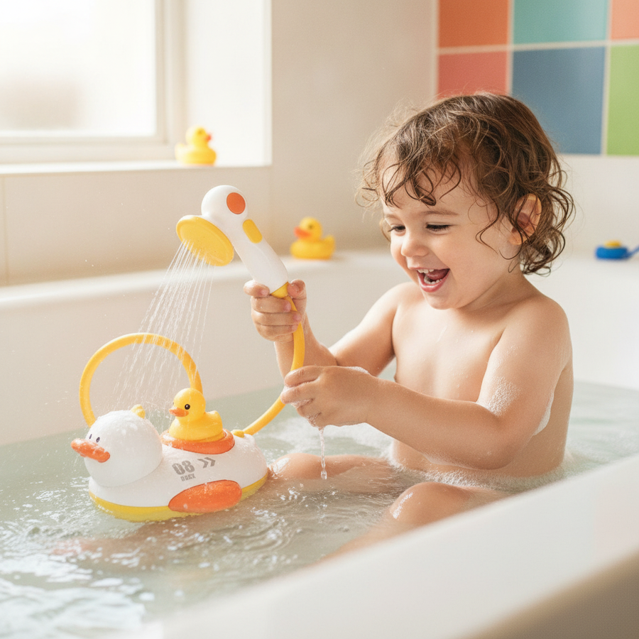 Wasserspiel Badeente mit automatischer Fontäne — product_feature_cards.image_2