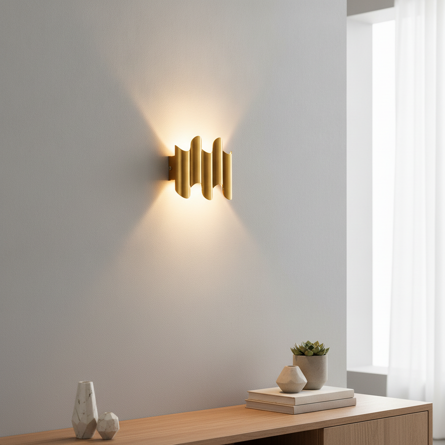Aluminium Wandleuchte mit LED-Lichtakzent — product_feature_cards.image_1