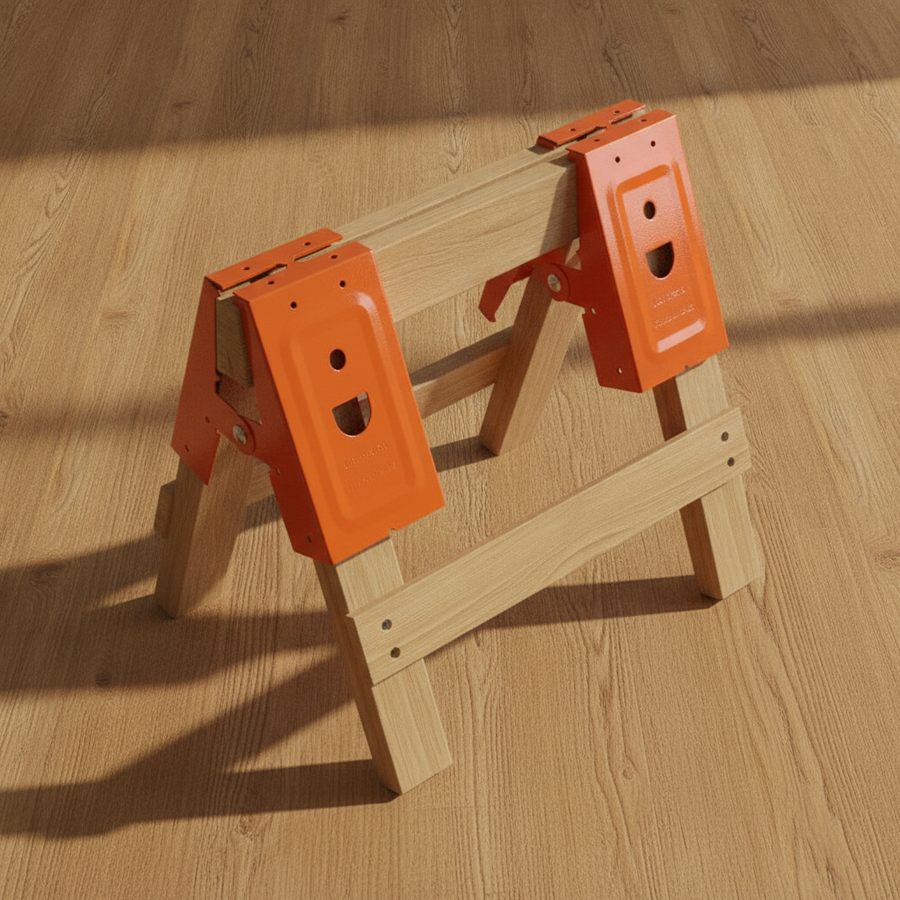 Sägebock-Halterung aus Industriestahl mit Rutschfesten Zähnen — product_feature_cards.image_2