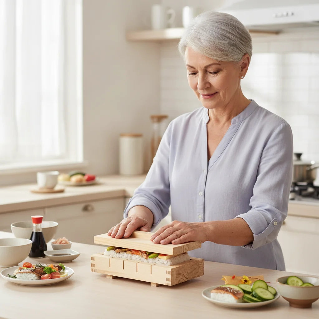 Sushi-Presse aus Holz – Perfekte Rollen zu Hause — founder_testimonial.right_image