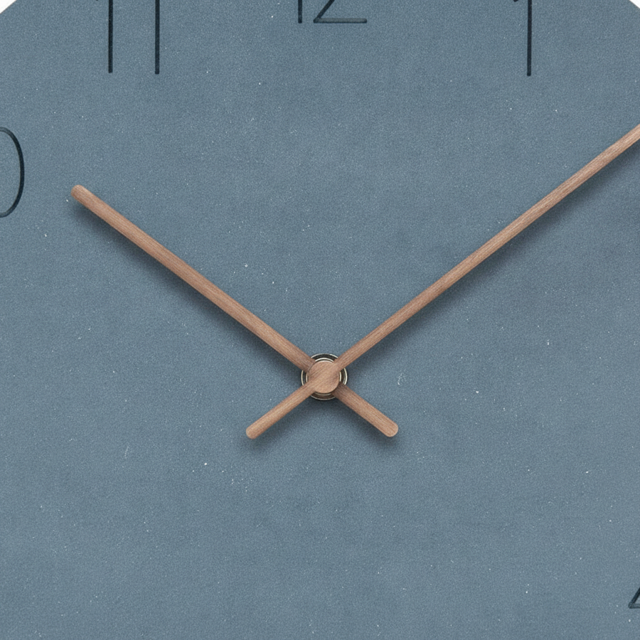 Wanduhr skandinavischen Stil – Lautlos mit Walnusszeiger — product_feature_cards.image_3