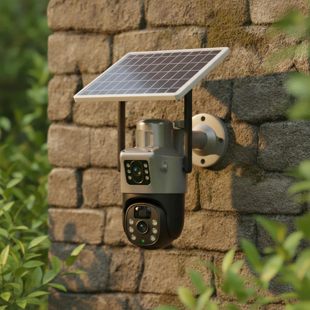 Solar-Überwachungskamera mit Dual-Objektiv und 4K-Auflösung — founder_testimonial.right_image