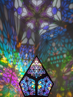 LED Tischlampe Sterne-Muster Bohemian Stil