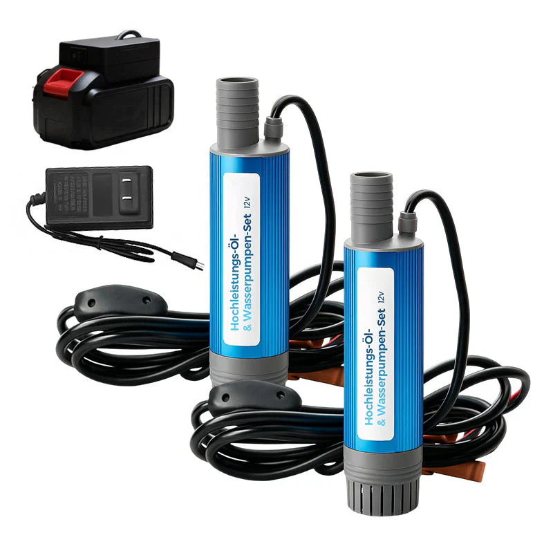 Kabelloses Flüssigkeitspumpen-Set für Öl und Wasser