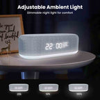Multifunktions-Ladestation mit Wecker und LED-Licht