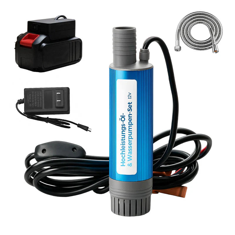Kabelloses Flüssigkeitspumpen-Set für Öl und Wasser