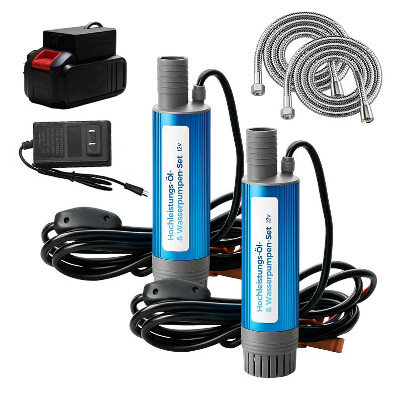 Kabelloses Flüssigkeitspumpen-Set für Öl und Wasser