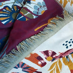 Baumwoll-Handtuch mit floralen Motiven