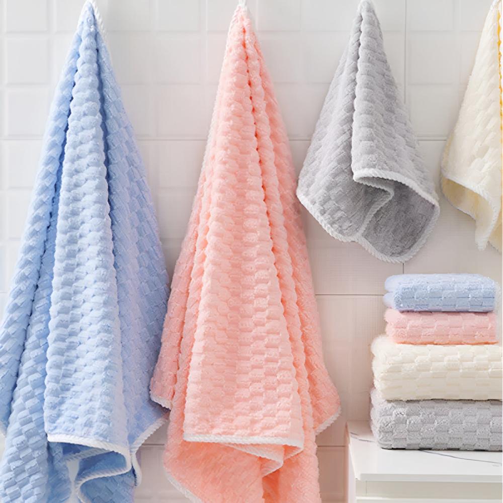 Fleece-Handtuchset mit weicher Oberfläche – 2-teilig