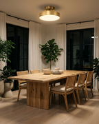 LED-Deckenleuchte rund mit dimmbarem warmweissem Licht