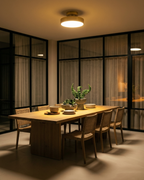 LED-Deckenleuchte rund mit dimmbarem warmweissem Licht
