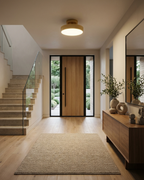 LED-Deckenleuchte rund mit dimmbarem warmweissem Licht