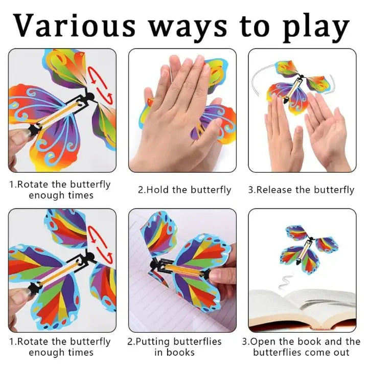 15 Stück Magische Fliegende Schmetterlinge