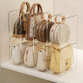 Acryl Handtaschen-Organizer mit stapelbarem Design