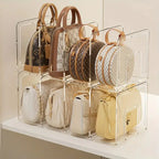 Acryl Handtaschen-Organizer mit stapelbarem Design