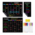 Magnetisches Kalender-Set für Kühlschrank mit Monats- und Wochenplaner