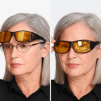 Nachtfahrt-Überbrille mit polarisierten Gläsern