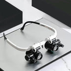 Lupenbrille mit LED-Beleuchtung und 6 Vergrösserungsstufen