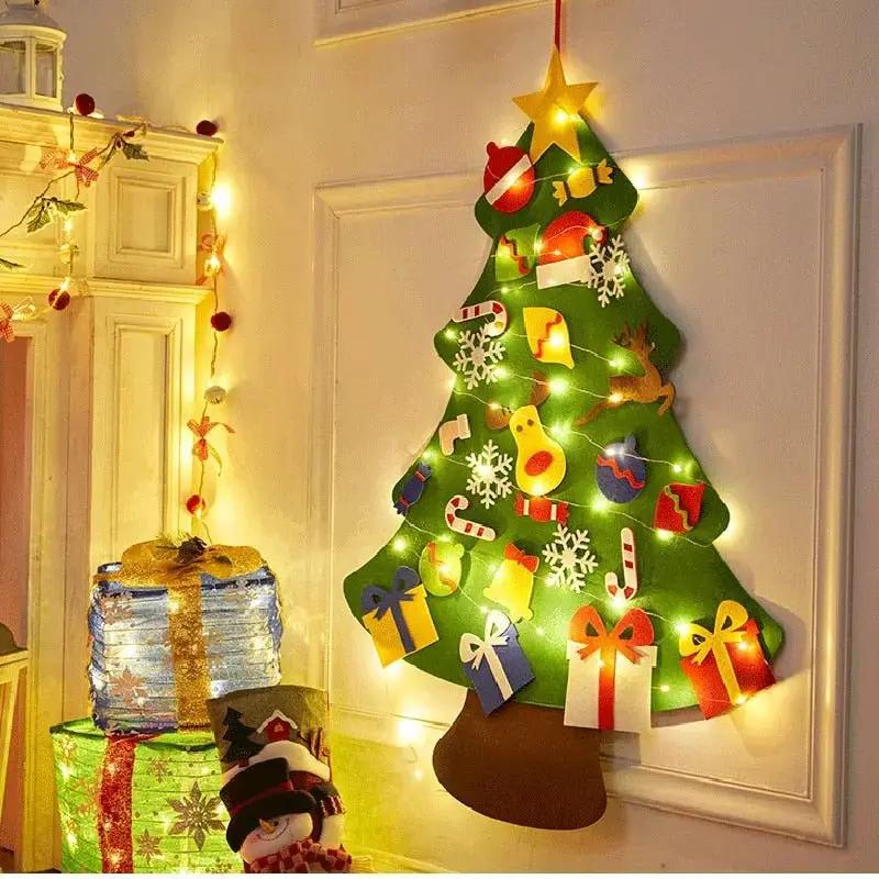 1+1 Gratis | ChristTree™️ DIY Filz-Weihnachtsbaum (32 Stück Ornamente)