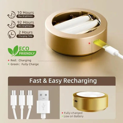 1+1 Gratis | Magnetische LED-Bilderleuchte – Dimmbar & wiederaufladbar